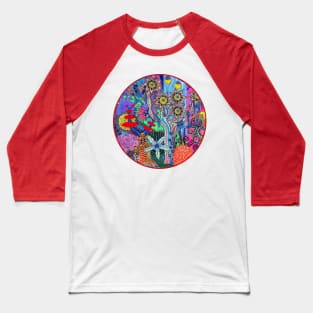 Abstract Forest Baseball T-Shirt